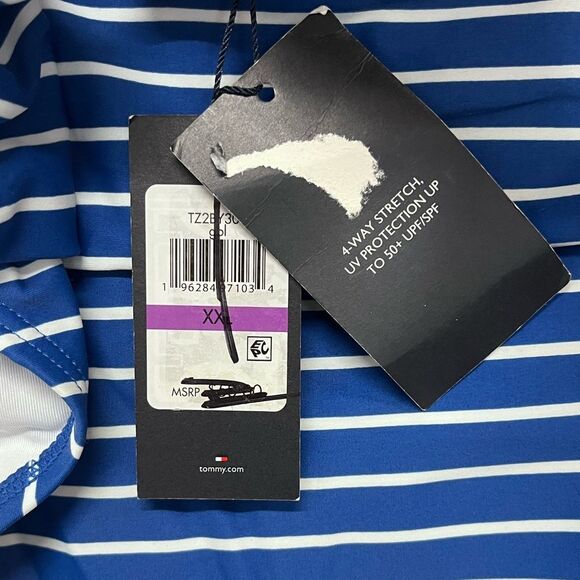 NWT Tommy Hilfiger | Women's Striped Fold Over Swim Bottom XXL - Picture 6 of 8